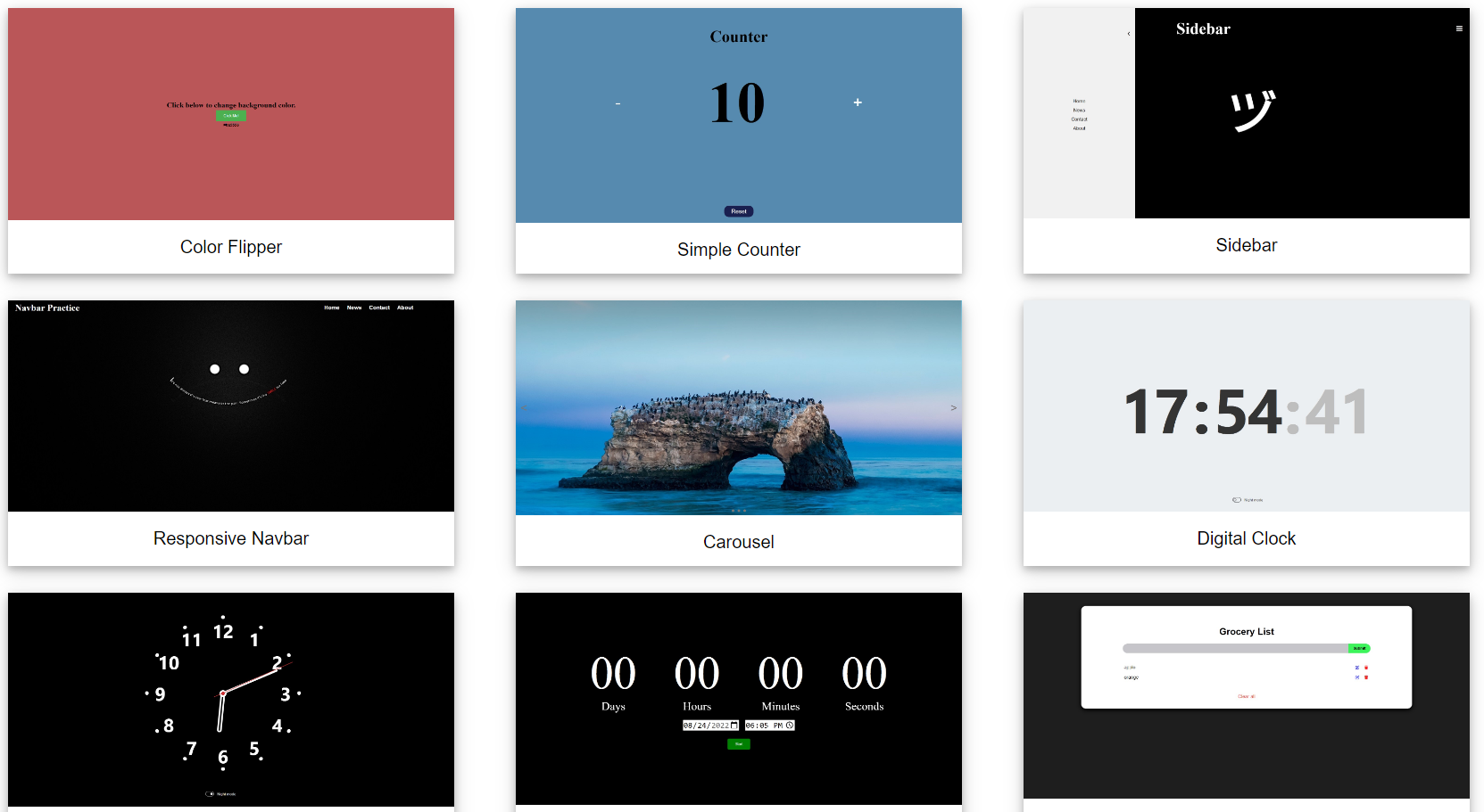 JS Projects